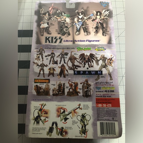 KISS Ace Frehley Ultra Action Figure 1997 Factory Sealed - Picture 6 of 7